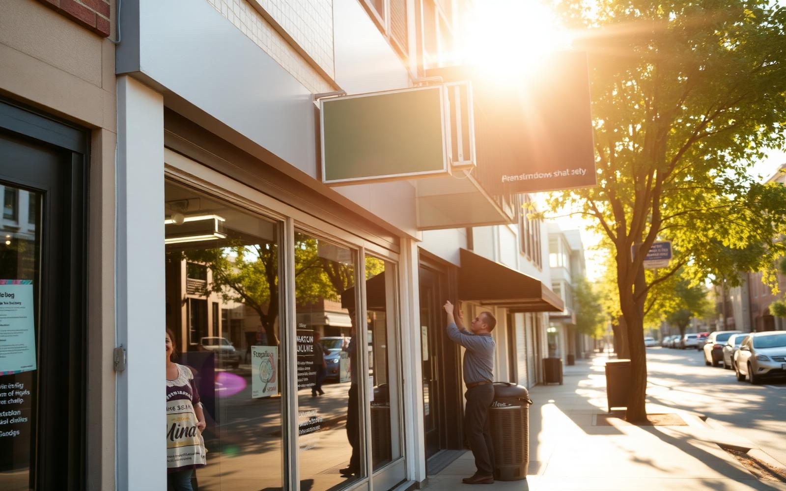 American storefront